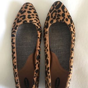 Dr Scholls “Really” Memory Foam Leopard Print Flat